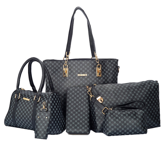 Dollcini Set de Genți de Mână pentru Femei – Set Elegant de 6 Genți din Piele Ecologică