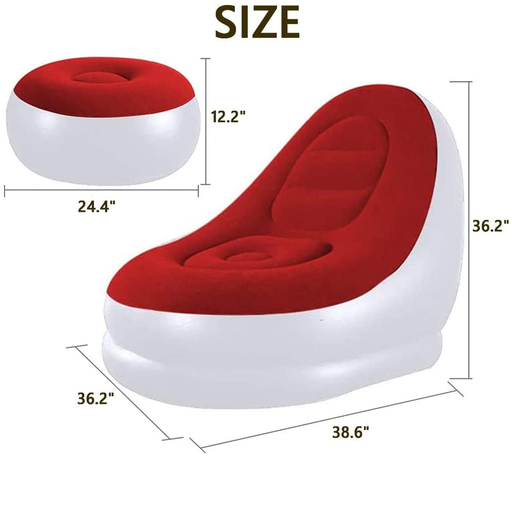 Canapea gonflabilă Dollcini, pentru piscină, material textil de înaltă calitate, respirabilă și confortabilă