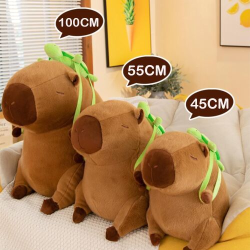 Dollcini DreamPets Jucărie de pluș moale – Rață, Capibara și Figurina Unicornului