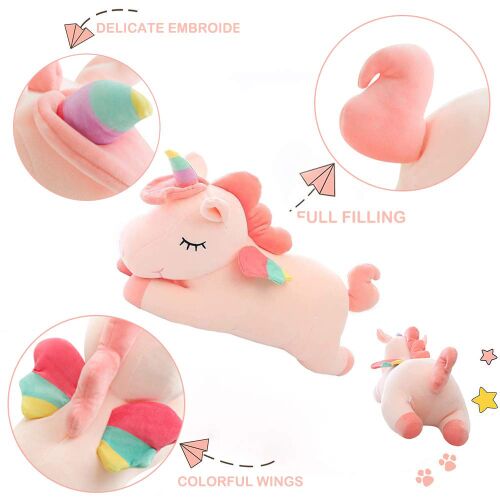 Dollcini DreamPets Jucărie de pluș moale – Rață, Capibara și Figurina Unicornului