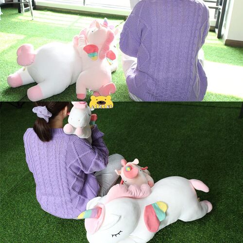 Dollcini DreamPets Jucărie de pluș moale – Rață, Capibara și Figurina Unicornului
