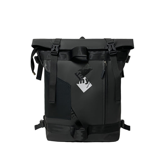 Dollcini Roll-Top Rucsac Laptop Unisex – Rucsac de Călătorie Impermeabil, Capacitate Mare