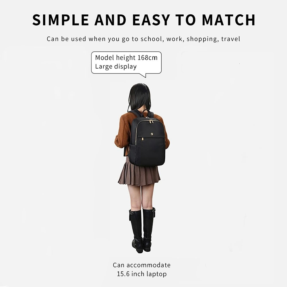 Dollcini Rucsac Laptop pentru Femei – Ergonomic, 15.6”, Pentru Călătorii