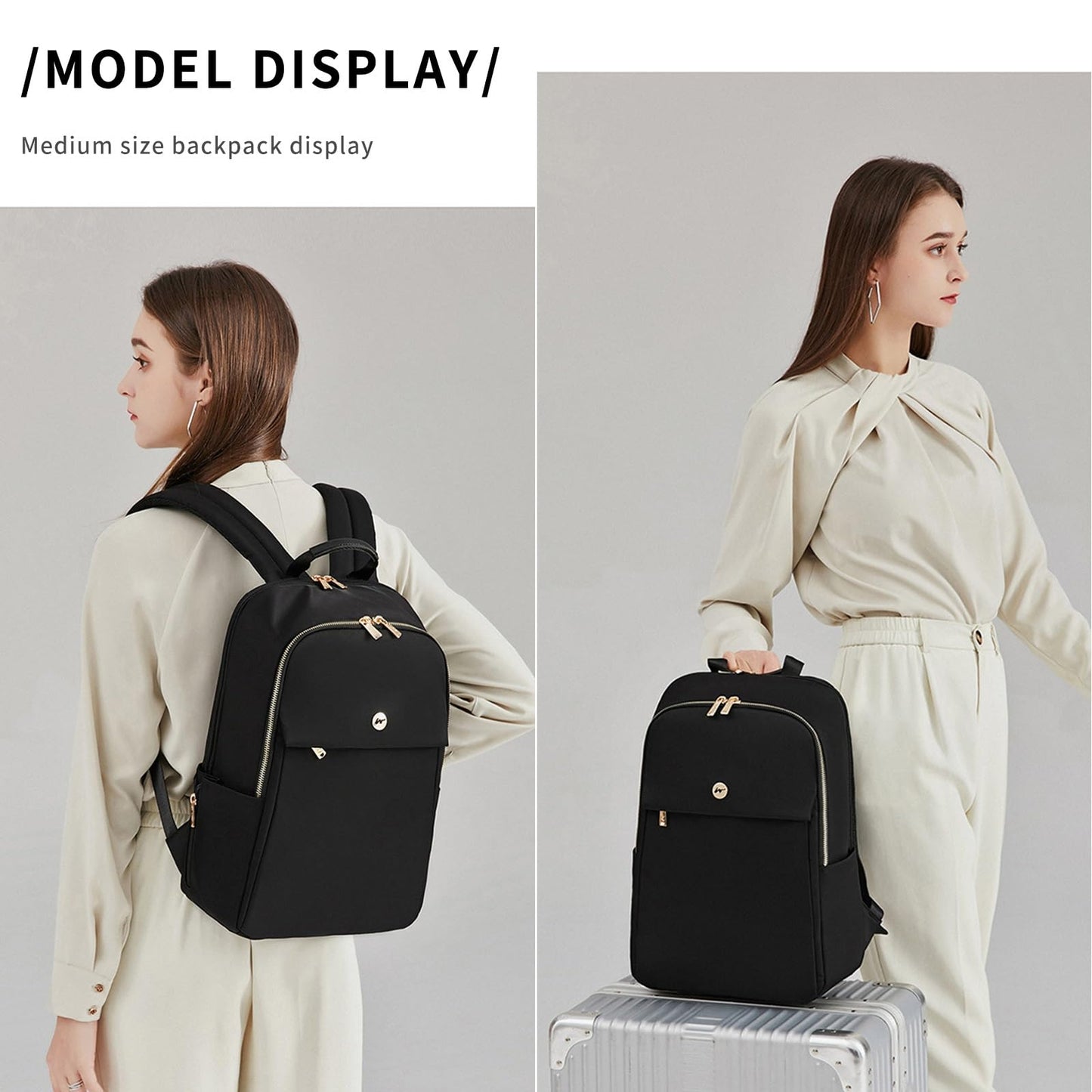Dollcini Rucsac Laptop pentru Femei – Ergonomic, 15.6”, Pentru Călătorii