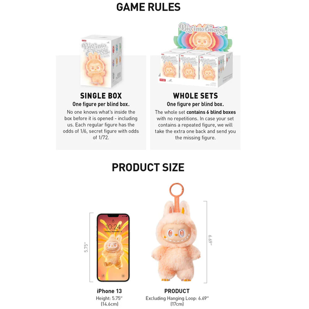 Dollcini Lafufu Vinyl Papusa – Figurina de colecție 'Have a Seat' sau 'Big into Energy', 1 buc