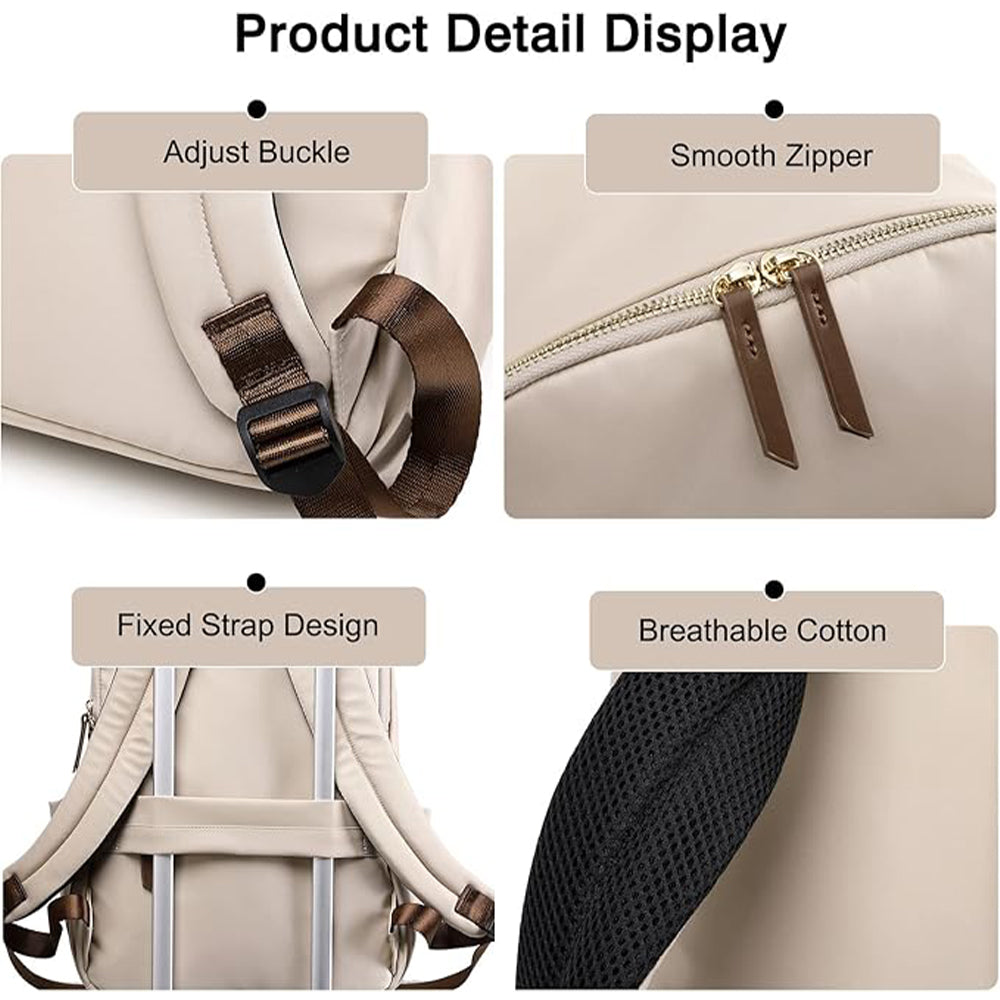Dollcini Rucsac Laptop pentru Femei – Ergonomic, 15.6”, Pentru Călătorii