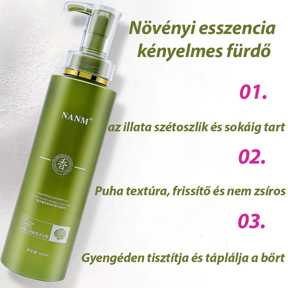 Nanmeishun Gel de duș cu Ginseng – Natural, Hidratant, 500 ml