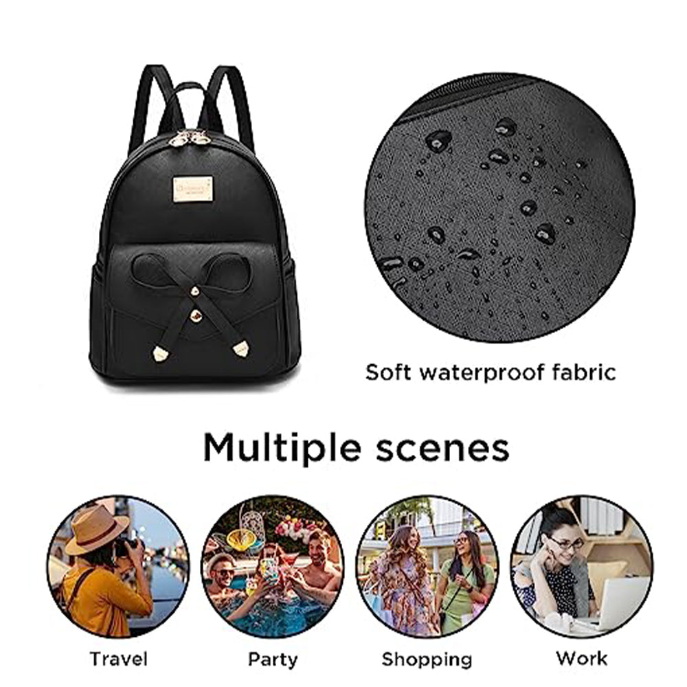 Rucsac Dollcini Mini pentru femei – o geantă elegantă, din piele PU, cu fermoar, compactă și practică pentru utilizare zilnică