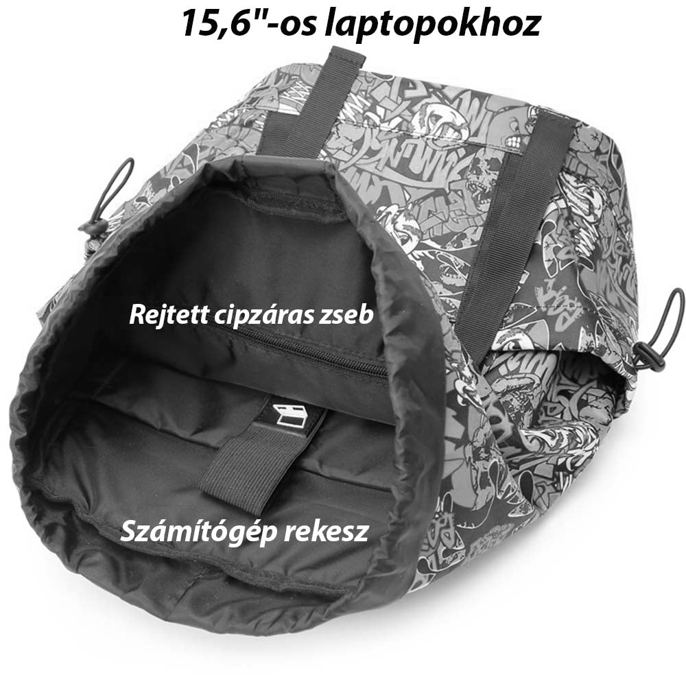 Dollcini, rucsac elegant pentru bărbați, impermeabil, rezistent la zgârieturi, pentru școală, multifuncțional