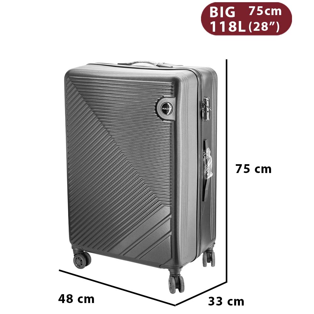 Dollcini, Valiză de călătorie în întreaga lume, material ABS, mai multe dimensiuni, mai multe culori