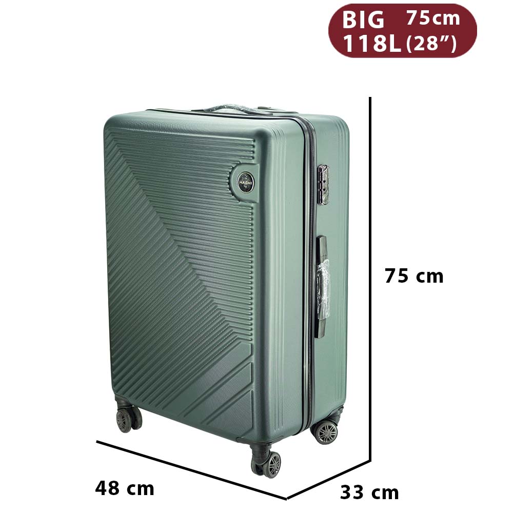 Dollcini, Valiză de călătorie în întreaga lume, material ABS, mai multe dimensiuni, mai multe culori