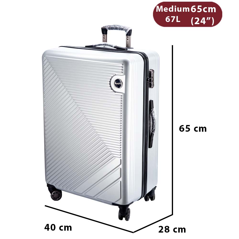 Dollcini, Valiză de călătorie în întreaga lume, material ABS, mai multe dimensiuni, mai multe culori