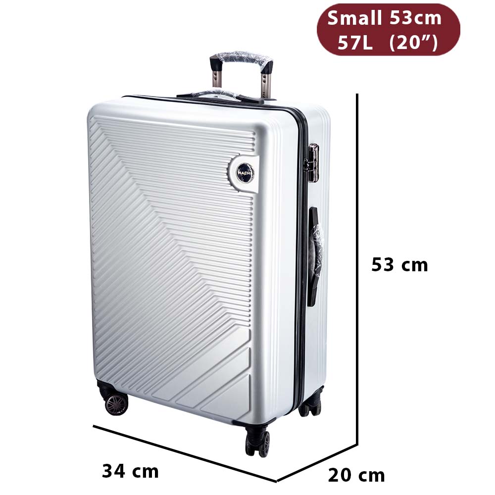 Dollcini, Valiză de călătorie în întreaga lume, material ABS, mai multe dimensiuni, mai multe culori