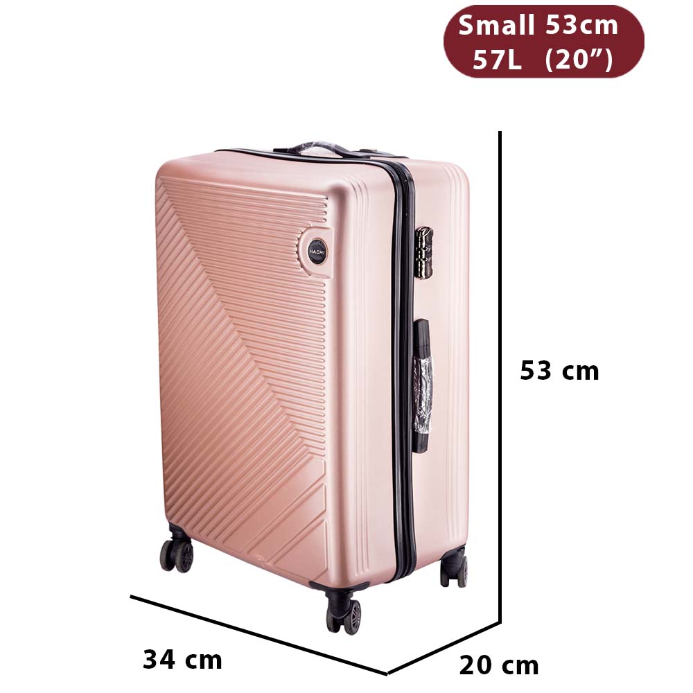 Dollcini, Valiză de călătorie în întreaga lume, material ABS, mai multe dimensiuni, mai multe culori