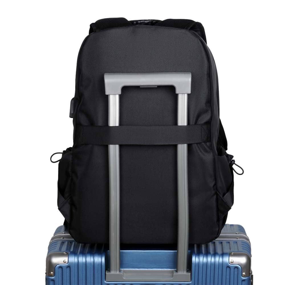 Rucsac impermeabil pentru laptop Dollcini cu port de încărcare USB – dimensiune 15,6", pentru afaceri și călătorii