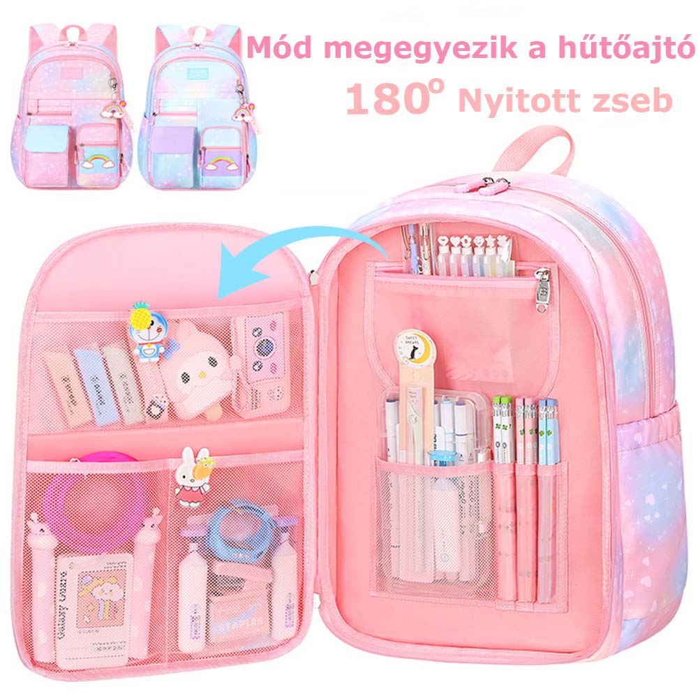 Dollcini, rucsac elegant pentru fete, rucsac drăguț pentru școală, elegant, practic și confortabil
