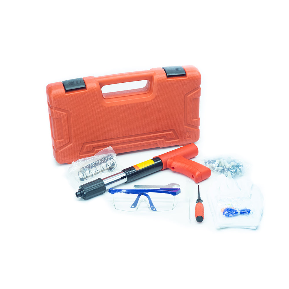 NailGun Pistol manual pentru cuie, 25 mm lungime cui, 16 mm diametru, pentru lemn, pardoseli, fațade, îmbinări pentru acoperiș
