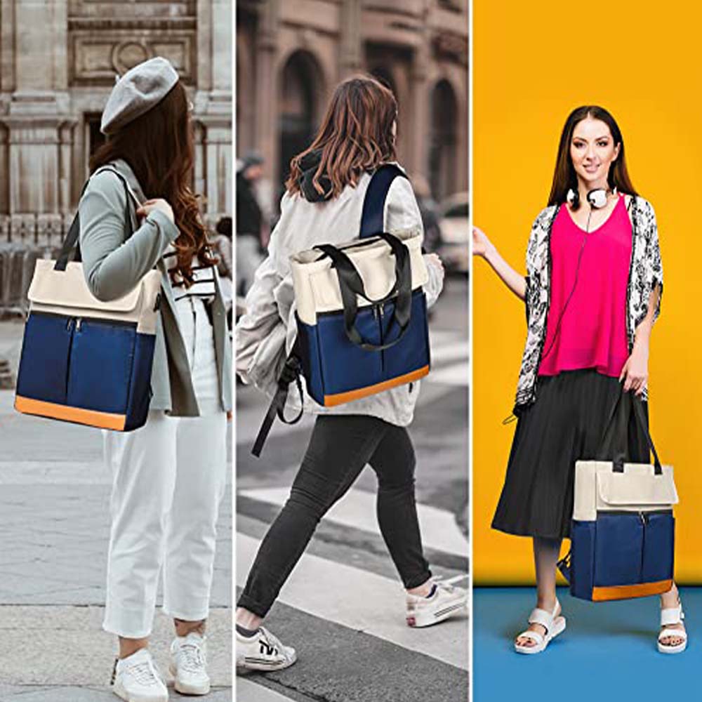 Dollcini, rucsac la modă pentru femei, geantă pentru laptop, geantă messenger, multifuncțională, impermeabilă, durabilă și confortabilă