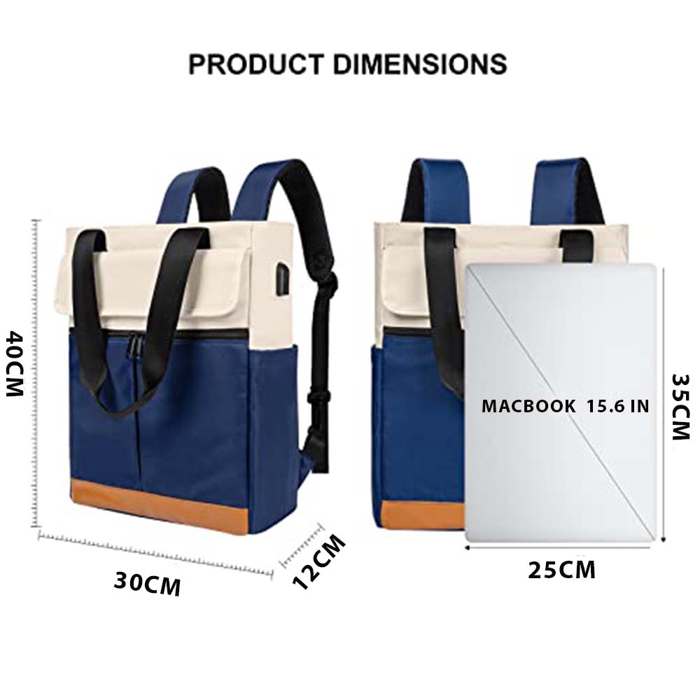 Dollcini, rucsac la modă pentru femei, geantă pentru laptop, geantă messenger, multifuncțională, impermeabilă, durabilă și confortabilă