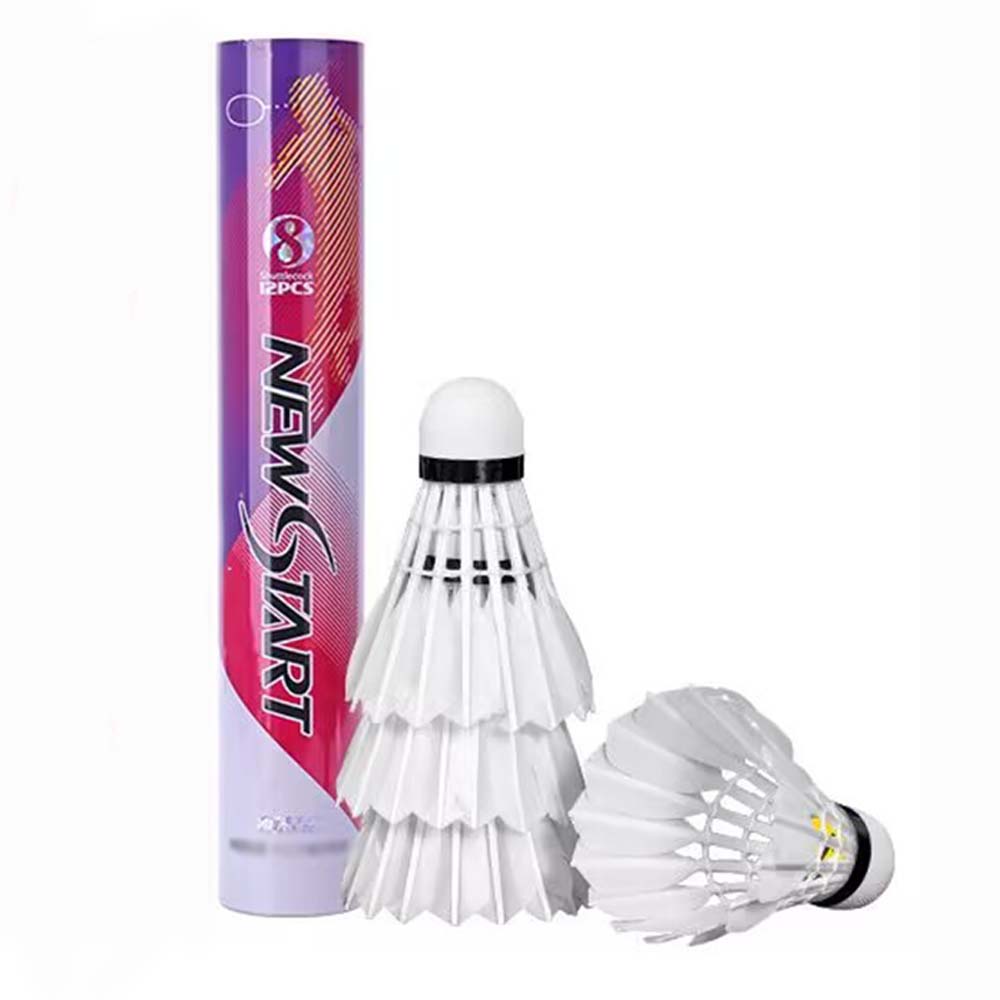 Seturi de badminton premium și standard – pachet de 12, cutie violet sau roșie pentru o experiență de joc excelentă
