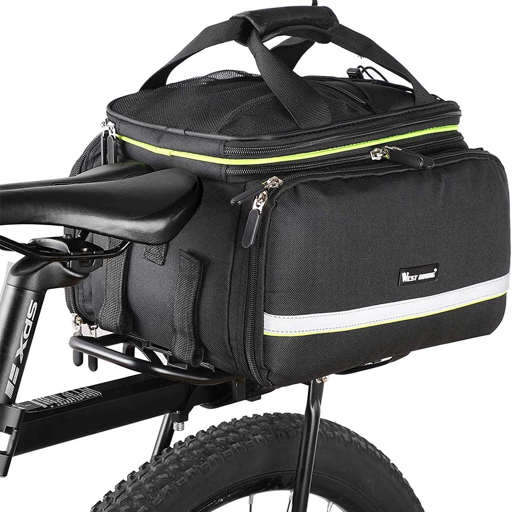 Dollcini Geantă de portbagaj pentru bicicletă rezistentă la apă – Capacitate mare