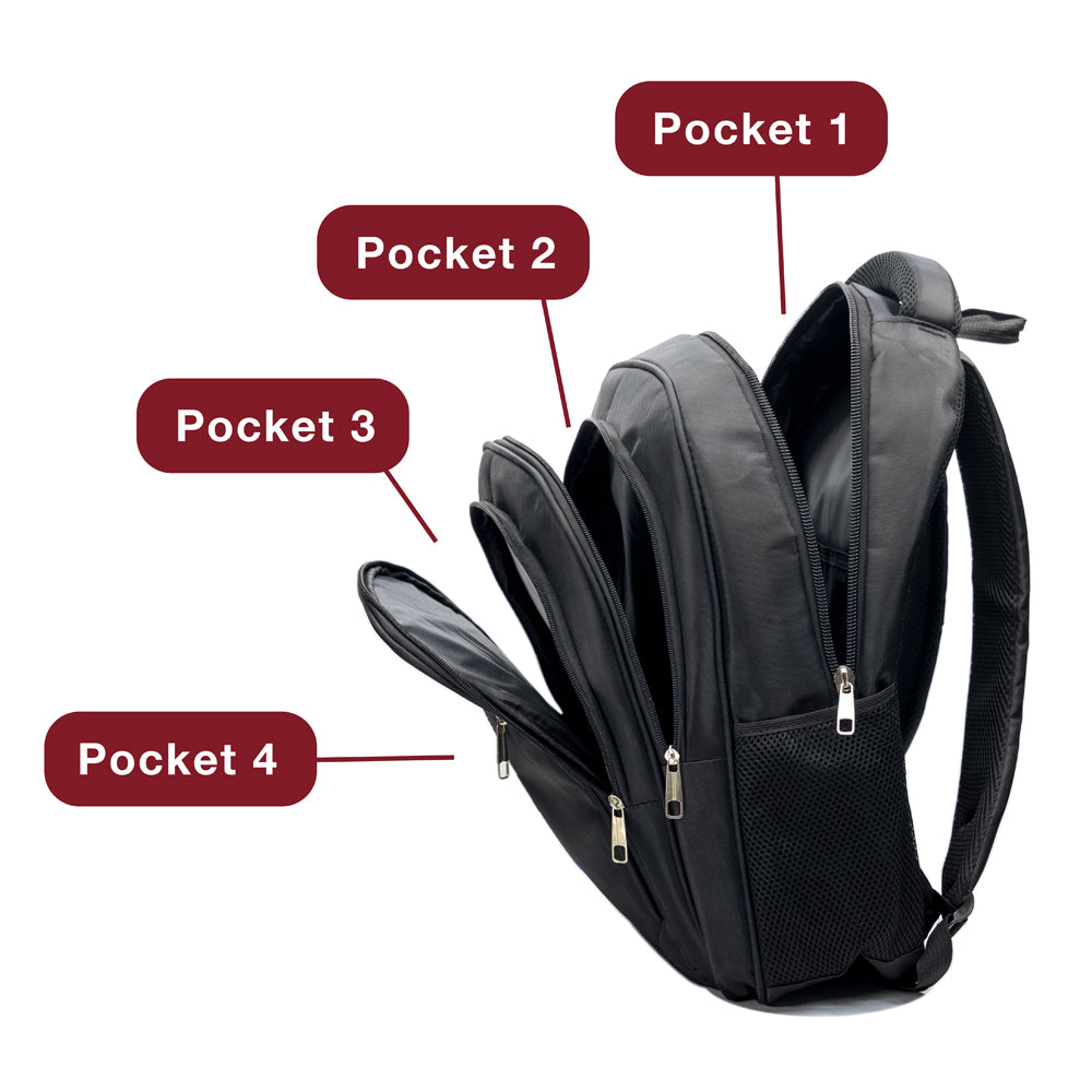 Rucsac pentru laptop Dollcini, 17", 25L, Colecția MetroTech. Stil, protecție și funcționalitate – 7 tipuri