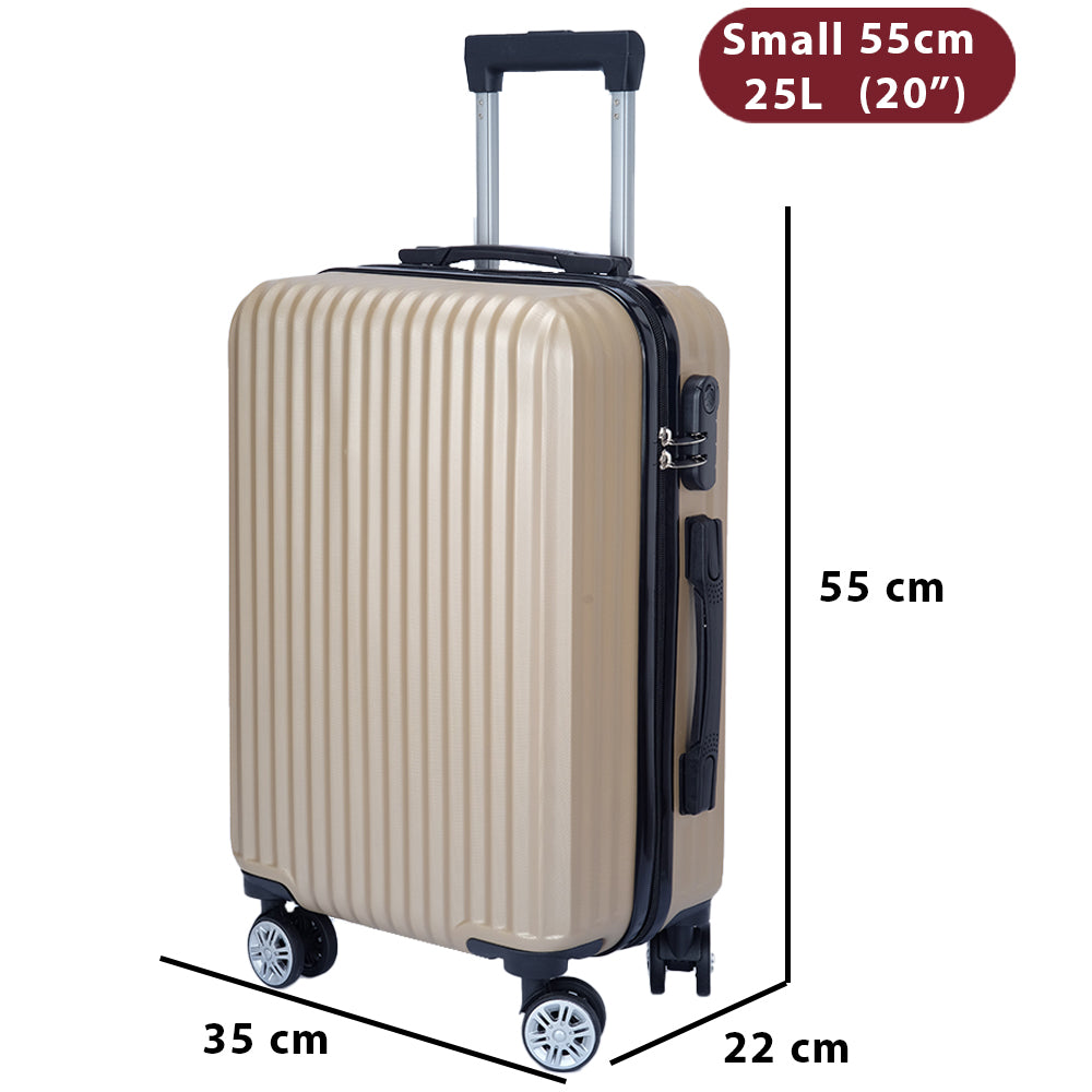 Dollcini Set de Valize pentru Călătorii – 3 piese, în Mai Multe Culori