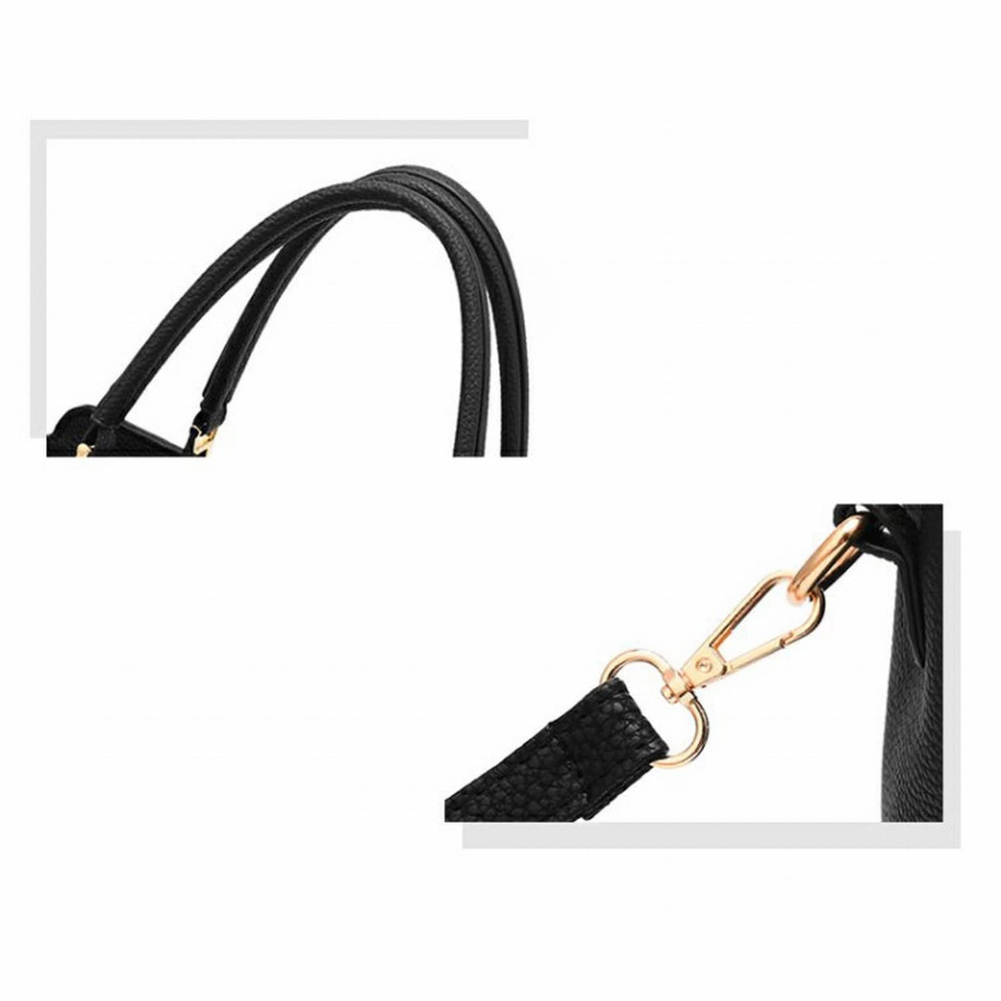 Dollcini Geantă de mână elegantă pentru femei – piele ecologică, pentru uz zilnic