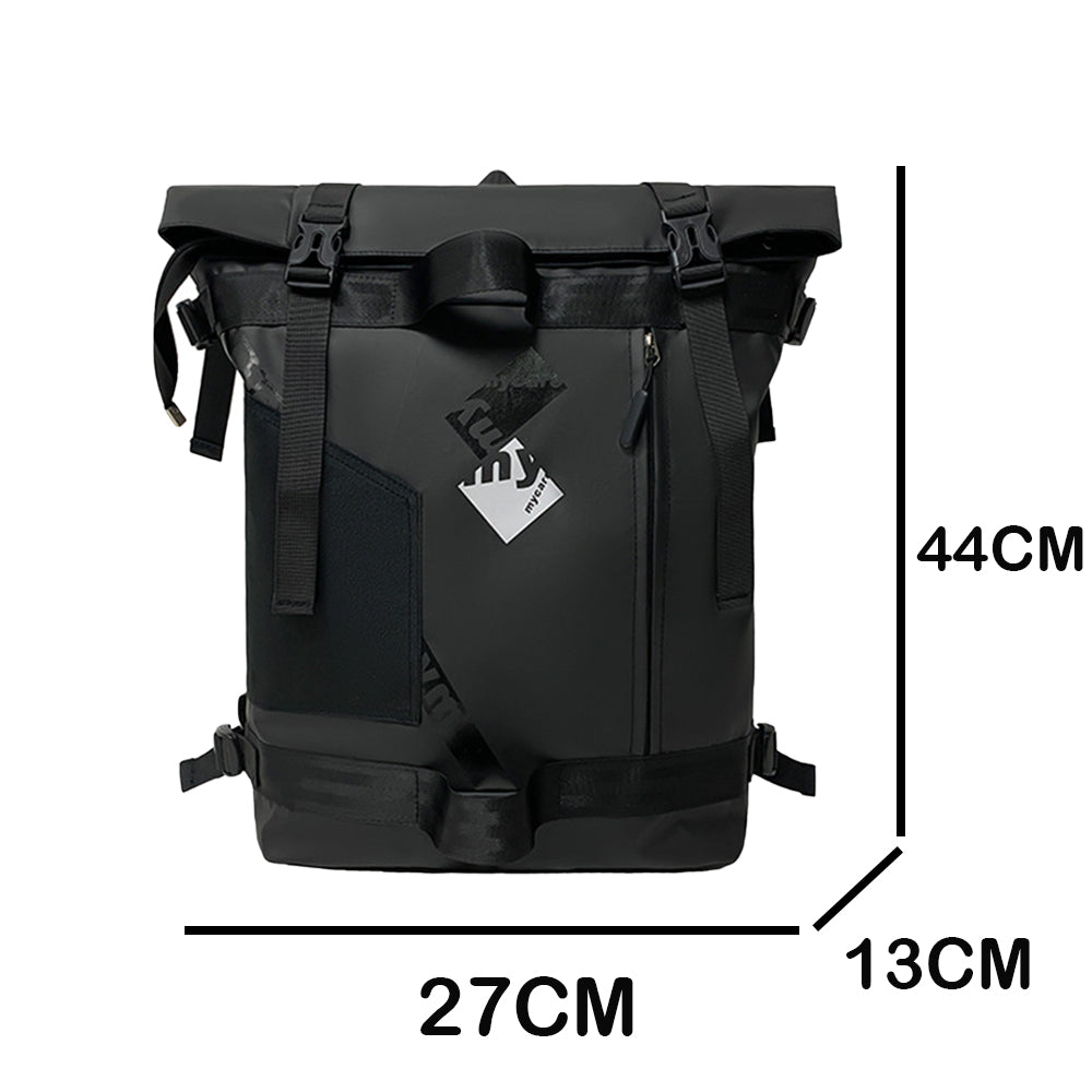 Dollcini Roll-Top Rucsac Laptop Unisex – Rucsac de Călătorie Impermeabil, Capacitate Mare