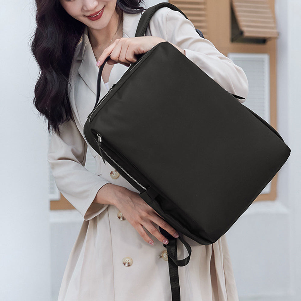 Rucsac impermeabil pentru laptop Dollcini pentru femei - geantă minimalistă de călătorie și lucru de 15,6 inci, multicoloră