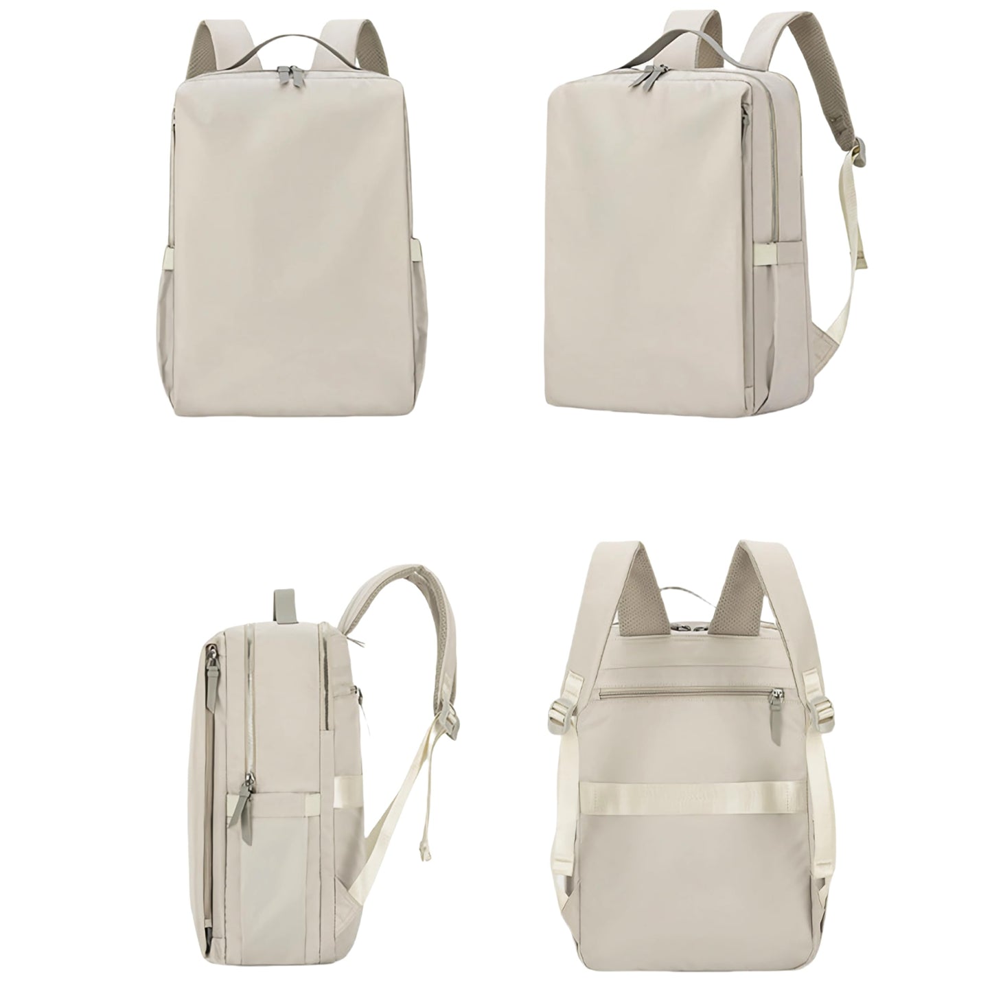 Rucsac impermeabil pentru laptop Dollcini pentru femei - geantă minimalistă de călătorie și lucru de 15,6 inci, multicoloră