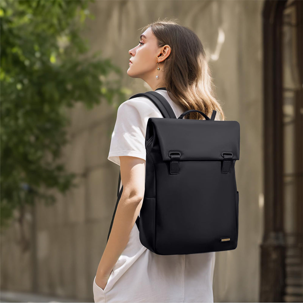 Rucsac pentru laptop Dollcini de mare capacitate pentru femei – impermeabil, elegant, cu mai multe buzunare, pentru călătorii și serviciu