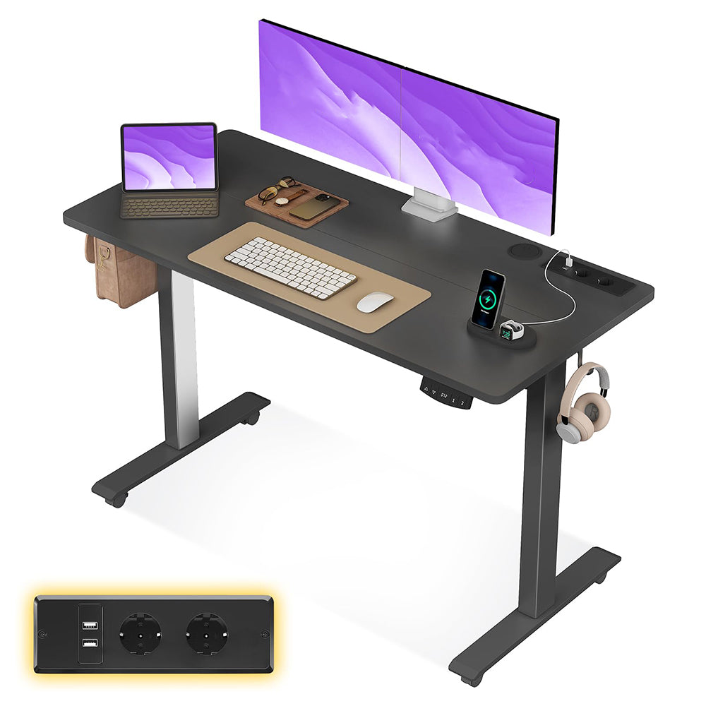 Dollcini Birou Reglabil pentru Acasă – Electric, cu Port USB