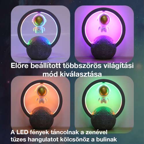 Dollcini Difuzor Bluetooth Astronaut Acasă – Cu Iluminare LED
