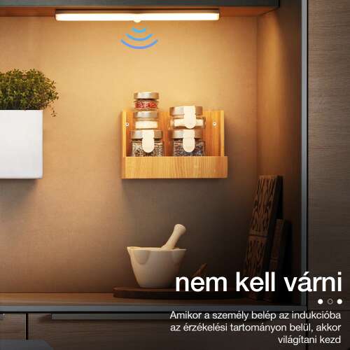 Dollcini Otthon Lampă LED Smart – Cu senzor de mișcare, Lumină rece, 21 cm