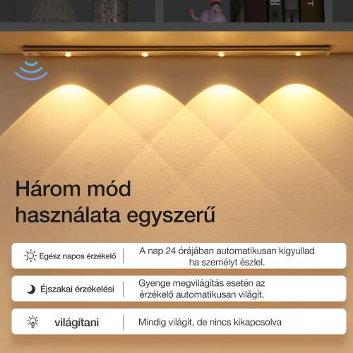 Dollcini Otthon Lampă LED Smart – Cu senzor de mișcare, Lumină rece, 21 cm