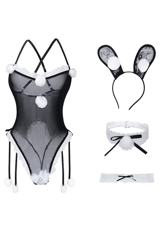 Dollcini Set Lenjerie Sexy Iepuraș – Costum Roleplay