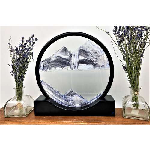 Dollcini Acasă Pictură 3D cu Nisip Mobil – Decor Clepsidră Dinamică