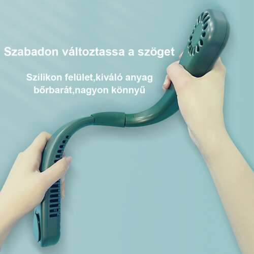 Dollcini Ventilator Portabil pentru Gât – Răcire Silențioasă și Puternică, USB