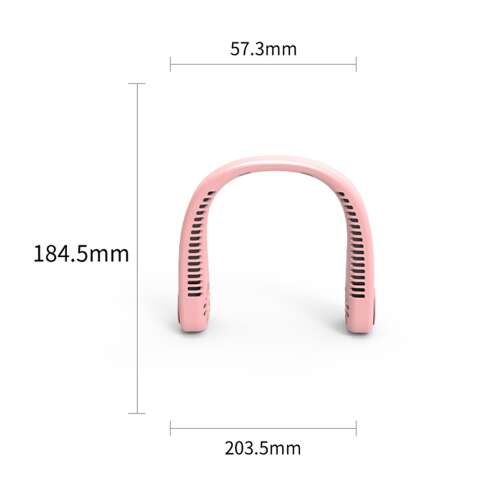 Dollcini Ventilator Portabil pentru Gât – Răcire Silențioasă și Puternică, USB