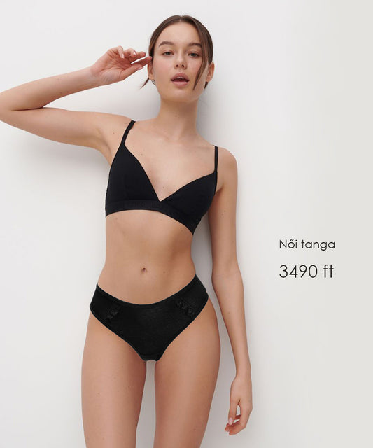Dollcini, Tanga pentru femei, 95% bumbac + spandex - Multicolor, pachet de 6 bucăți, 34072