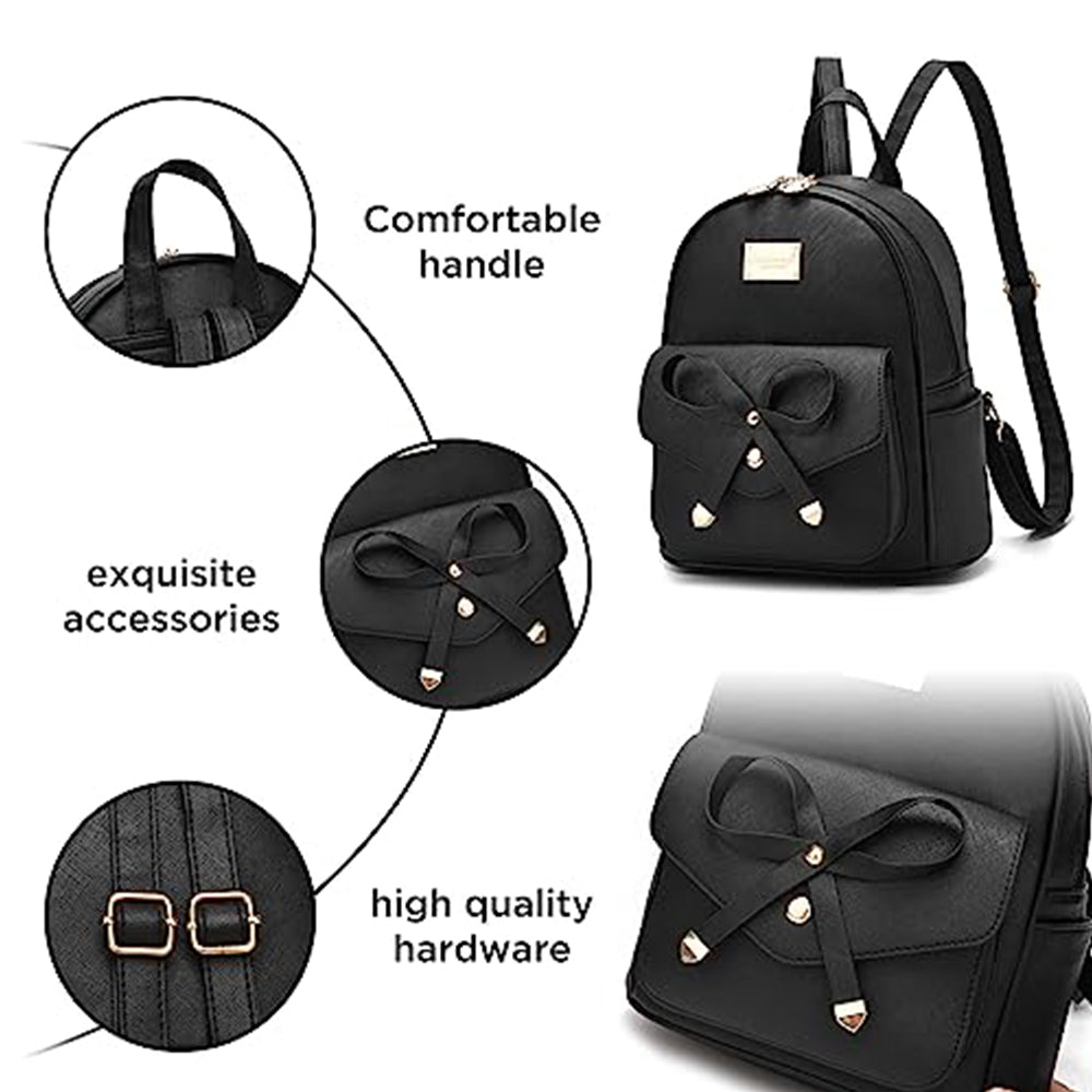 Rucsac Dollcini Mini pentru femei – o geantă elegantă, din piele PU, cu fermoar, compactă și practică pentru utilizare zilnică