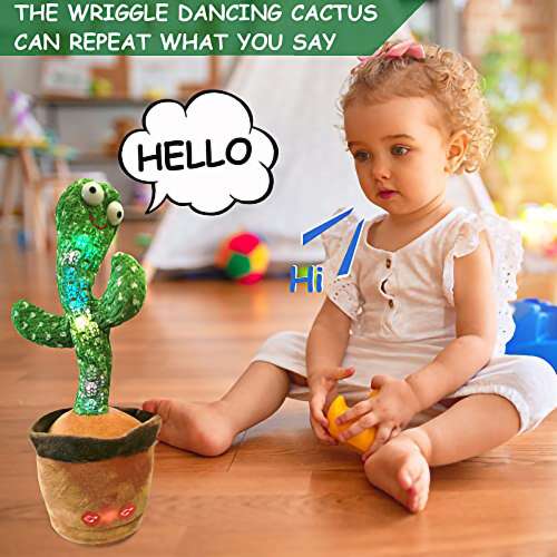 Dollcini Cactus Dansator de Acasă – Jucărie de Pluș Interactivă