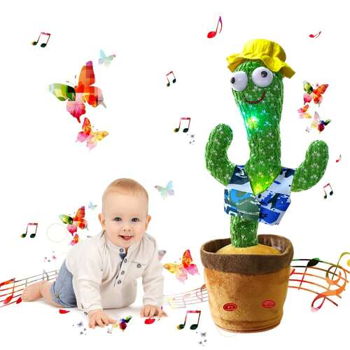 Dollcini Cactus Dansator de Acasă – Jucărie de Pluș Interactivă