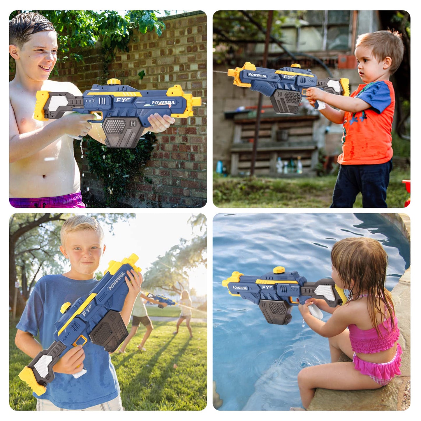 Dollcini, umplător automat de apă pentru pistol cu apă electric, potrivit pentru activități în aer liber de vară, pentru distracție nelimitată