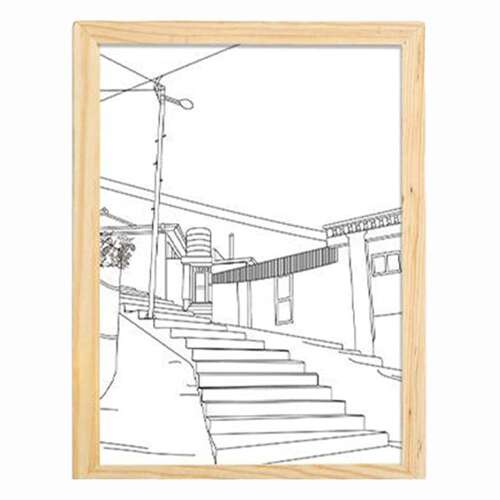 Dollcini Otthon Pictură Luminoasă de Perete – Decor de Perete cu LED USB