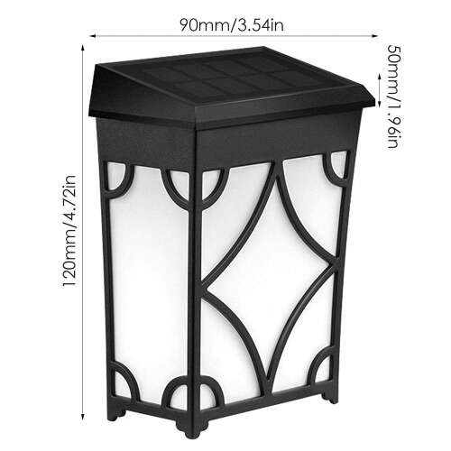 Dollcini Otthon Retro Lampă de Gard Solară – Rezistentă la Apă, RGB