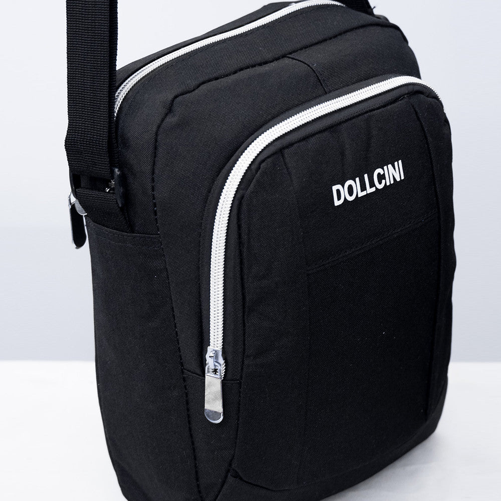 Dollcini geantă de umăr pentru bărbați – cu mai multe buzunare, compactă, crossbody, pentru călătorii și la serviciu