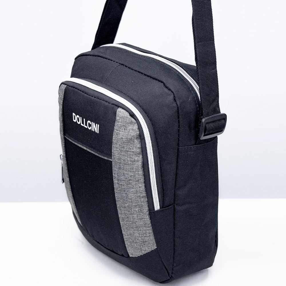 Dollcini geantă de umăr pentru bărbați – cu mai multe buzunare, compactă, crossbody, pentru călătorii și la serviciu