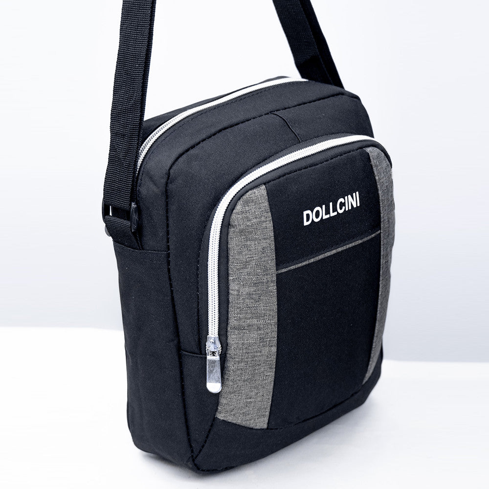 Dollcini geantă de umăr pentru bărbați – cu mai multe buzunare, compactă, crossbody, pentru călătorii și la serviciu